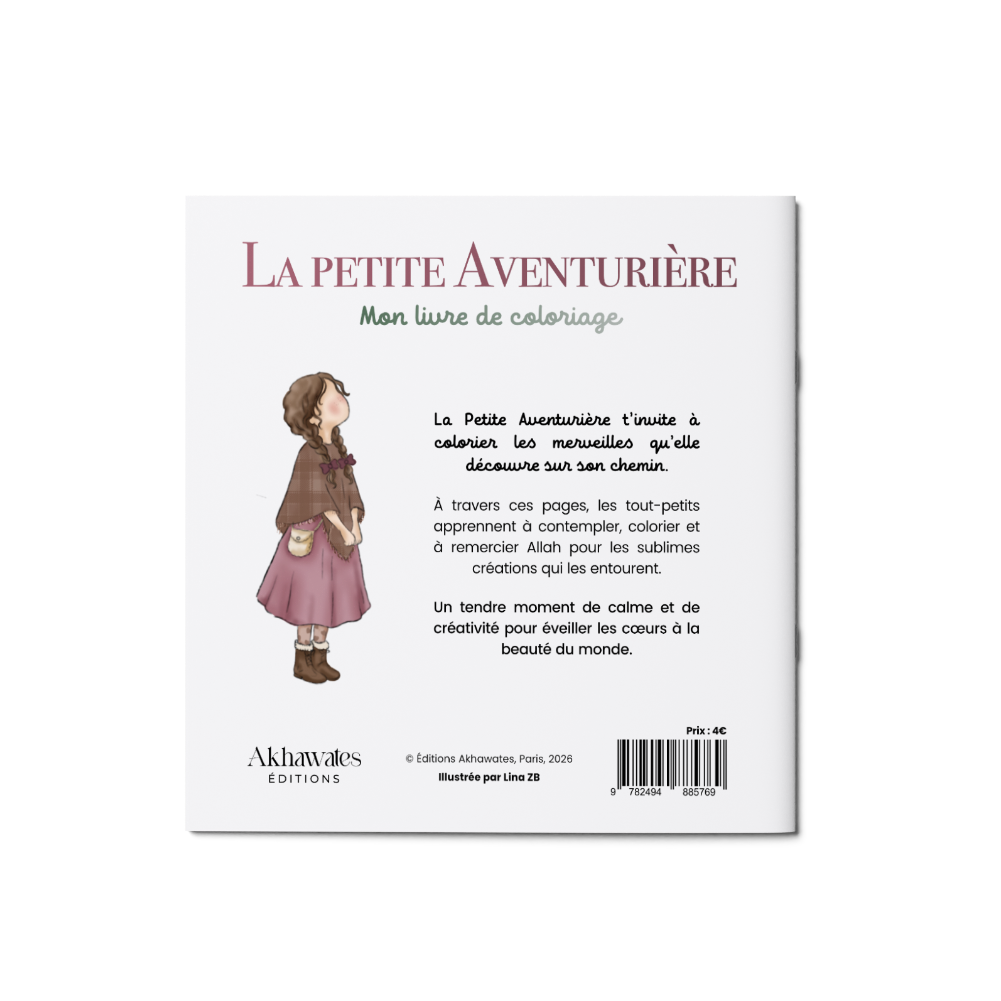 La petite aventurière (coloriage) 2 La petite aventurière (coloriage) 2