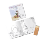 La petite aventurière (coloriage) 3